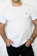 Cole Heavyweight Cotton Tee in white