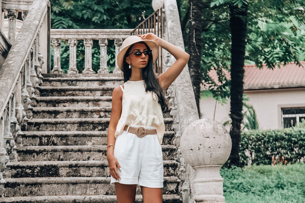 Reese Linen Drawstring Short