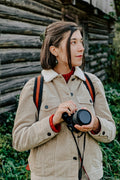 Wren Corduroy Barn Jacket in stone