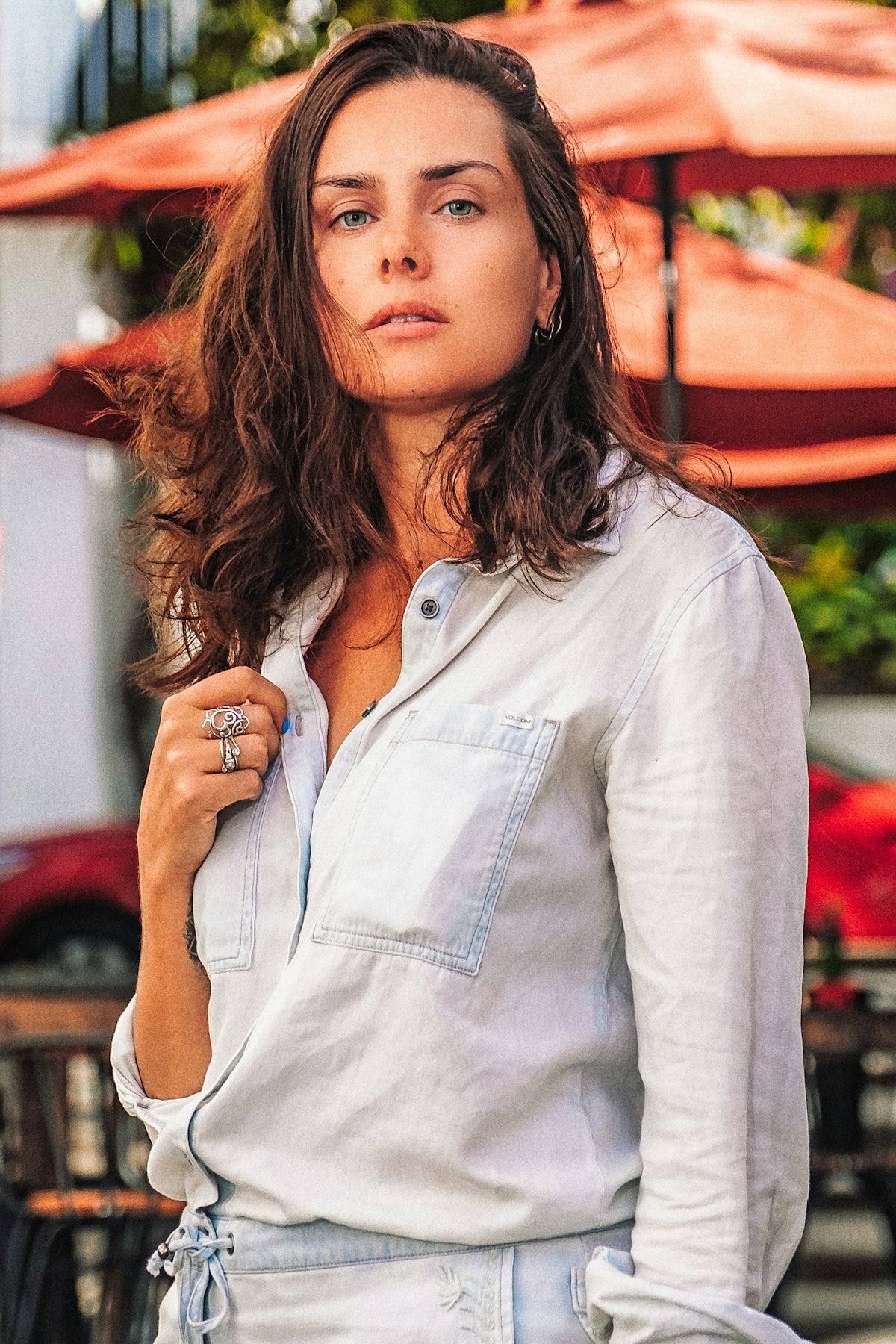 Cira Linen Camp Shirt