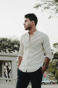 Otto Linen Camp-Collar Shirt