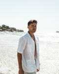 Vance Unstructured Linen Blazer