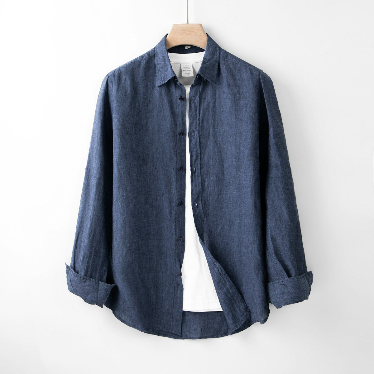 Otto Linen Camp-Collar Shirt